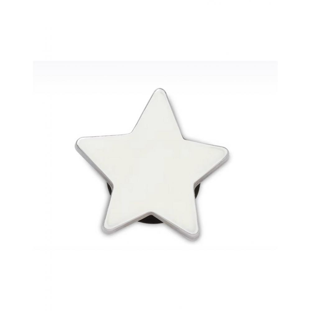 

Crocs Маленькая серебряная звезда Zibbitz Charm 10014311 shuffle