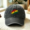Ghana Flag  Casual Baseball Cap  Outdoor Gym Trucker Hat Summer Dropshipping Unisex Women Fitted Retro Baseball Caps