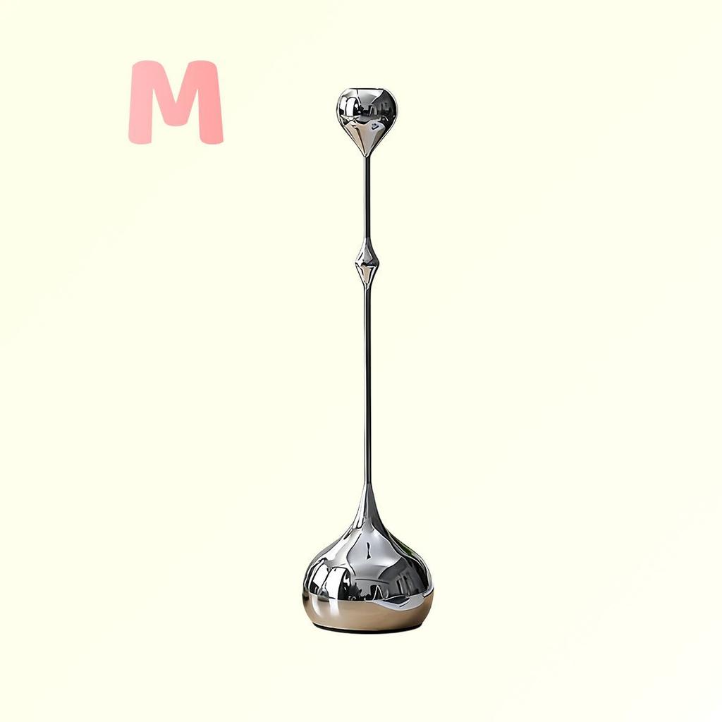 Wrought Iron Electroplated Candlestick: Luxurious Decor for Hotels, Weddings, or Dining Tables