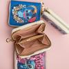 Stylish Stitch Zipper Coin Purse and Card Holder Clutch