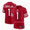 Mens NFL San Francisco 49ers 1 Deebo Samuel Sr Stitched Football Jersey Cotton Fall Winter Wear