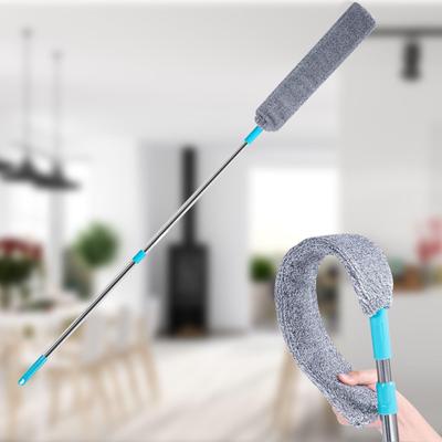 1/2/3 Stück Stoff Einziehbarer Staubwischer Unter Geräten Mikrofaser Möbel Schlafzimmer Sofaboden Haushalt mit Stange Waschbar