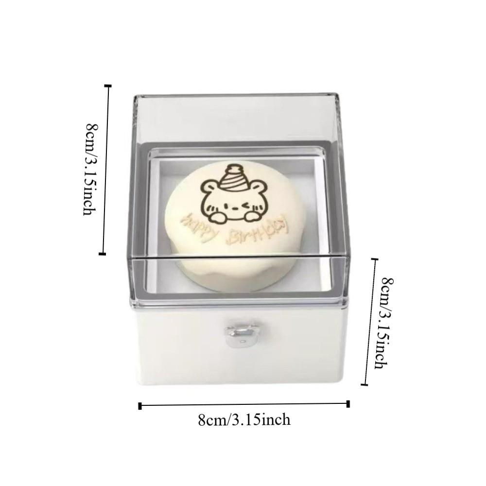 Valentýnský medvídek otočná prstýnková krabička úložná krabička dárková krabička k narozeninám pro milovanou osobu