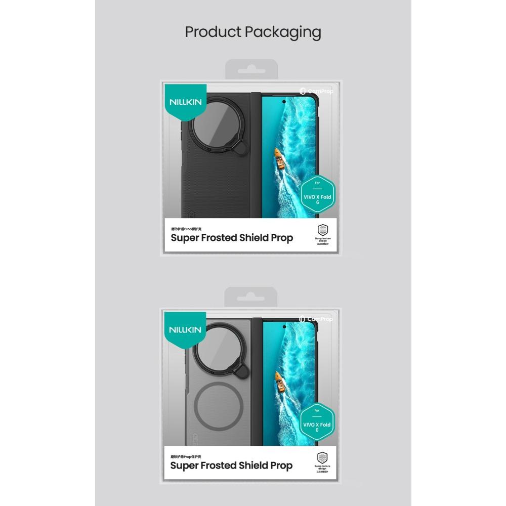 NILLKIN Magnetische Hülle für Vivo X Fold 6 Fold6 TPU + PC Hartrückseite Anti-Fingerabdruck CA4017