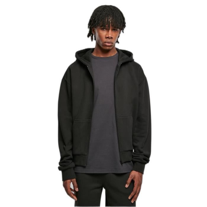 Sweat à capuche zippé ultra lourd Urban Classics Ultra Heavy - noir - 2XL