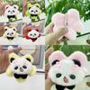 Vibrant Plush Panda Sunflower Bag Pendant Cozy Keychain Doll For Couples