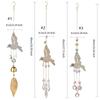 Colorful Hummingbird Crystal Suncatcher Hanging DIY Crafts Bird Sun Catchers Pendant Handmade Wind Chime Hanging Ornaments