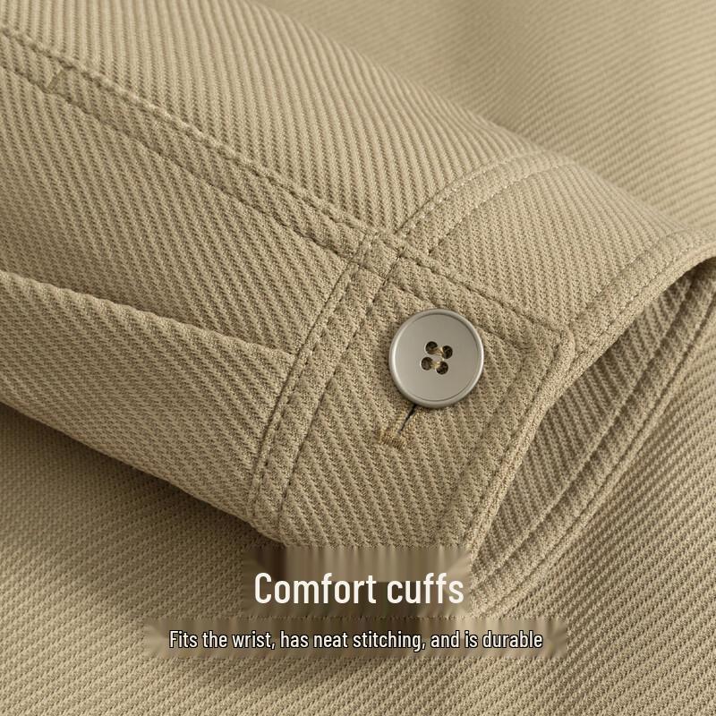 Hodo Men's Wrinkle-Resistant Windproof Twill Workwear Jacket