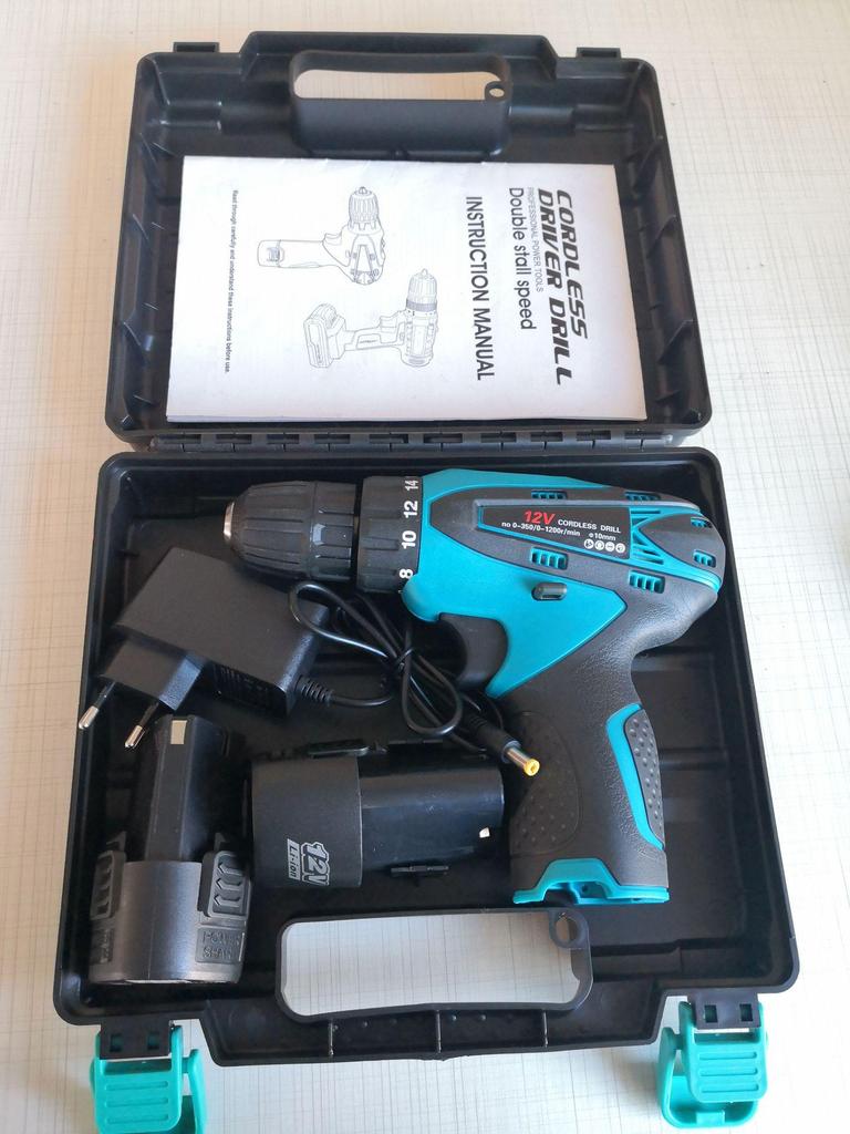 Cross 21V Dual-Speed Impact Drill & Electric Screwdriver with Rechargeable Lithium Battery