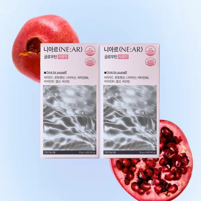 

[Отбеливание кожи] Ниар Глютеин Гранатовый вкус 1+1