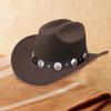 Big Brim Hat Sunhat Cowgirl for Outdoor Carnival Music Festival Fancy Dress