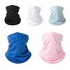 Summer UV Protection Cycling Face Mask Men Women Outdoor Sports Ice Silk Neck Warmer Scarf Breathable Hiking Fishing Face Cover