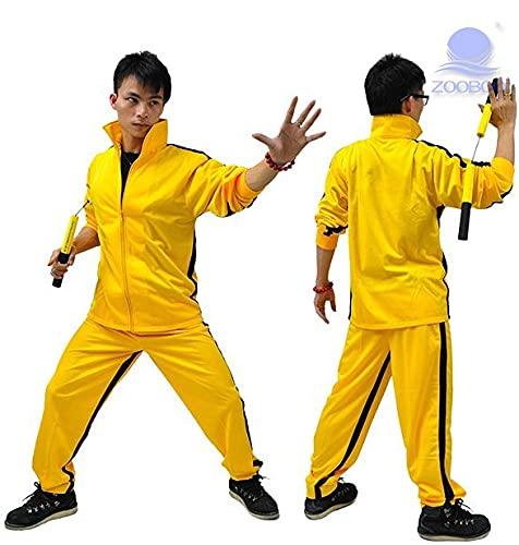 [kitamurasyokai] Tracksuit, Separate Yellow Jersey, Kill Bill, Bruce Lee, Game of Death, Training Wear (Size M)