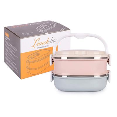 304 Edelstahl Wärmedämmung Lunchbox Auslaufsicherer Lebensmittelbehälter Bento Box