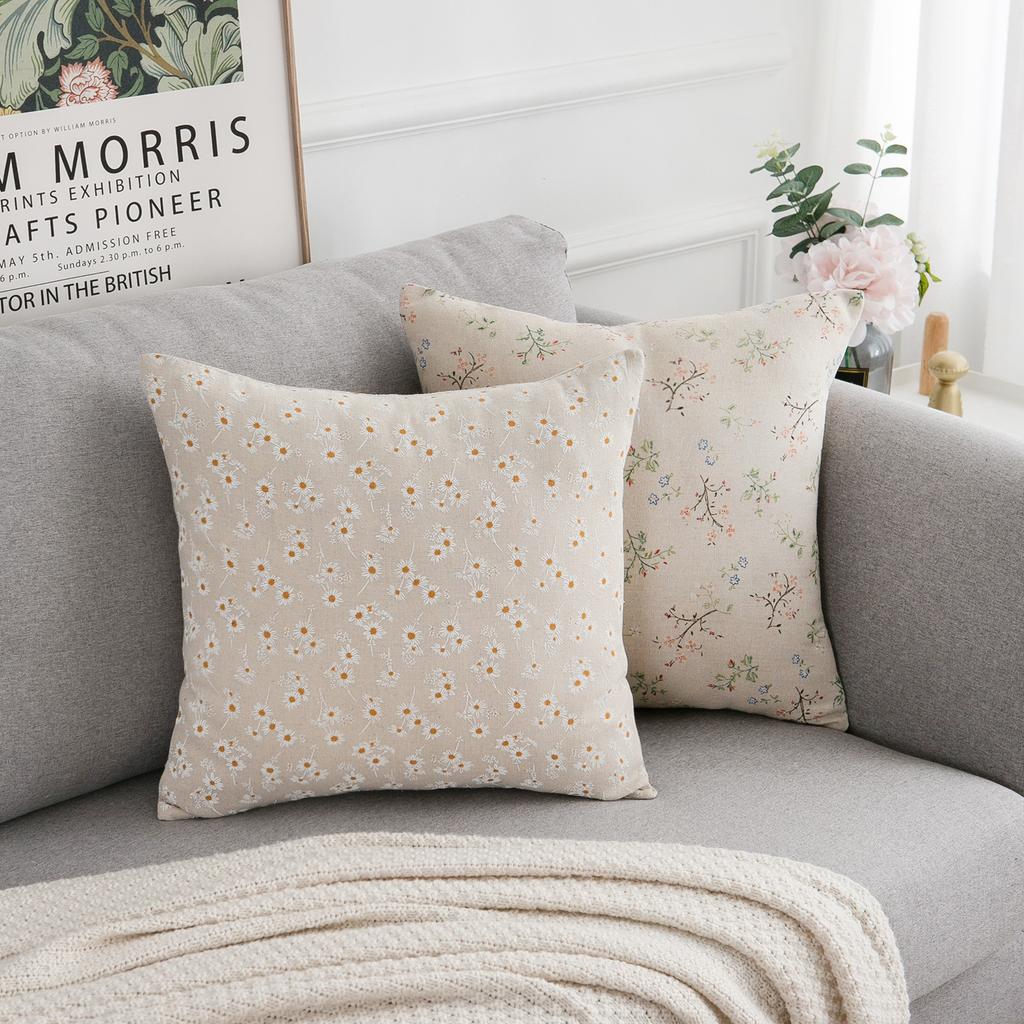 Κάλυμμα μαξιλαροθήκης μονής μαξιλαροθήκης 45X45cm, Κάλυμμα μαξιλαριού καναπέ, εμπριμέ μικρό κάλυμμα φρέσκου μαξιλαριού, κάλυμμα μαξιλαριού χωρίς πυρήνα