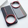 For VIVO X200 Ultra X200 Pro Mini Case Fashion PU Leather Metal Lens Frame Protective Back Cover Case For VIVO X200S Phone Shell