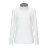 SUPERIOR Women'S Winter Color Block Turtleneck T-Shirt White (Iw0Dks40331)