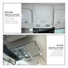 Chrome Front Reading Light Frame Trim Cover Decor for Ford Bronco Sport 21+