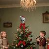 Christmas Tree Topper Halloween Tree Spooky Decorations 5 Inch Skeleton Head Party Props For Halloween Garden Home Lawn Desk