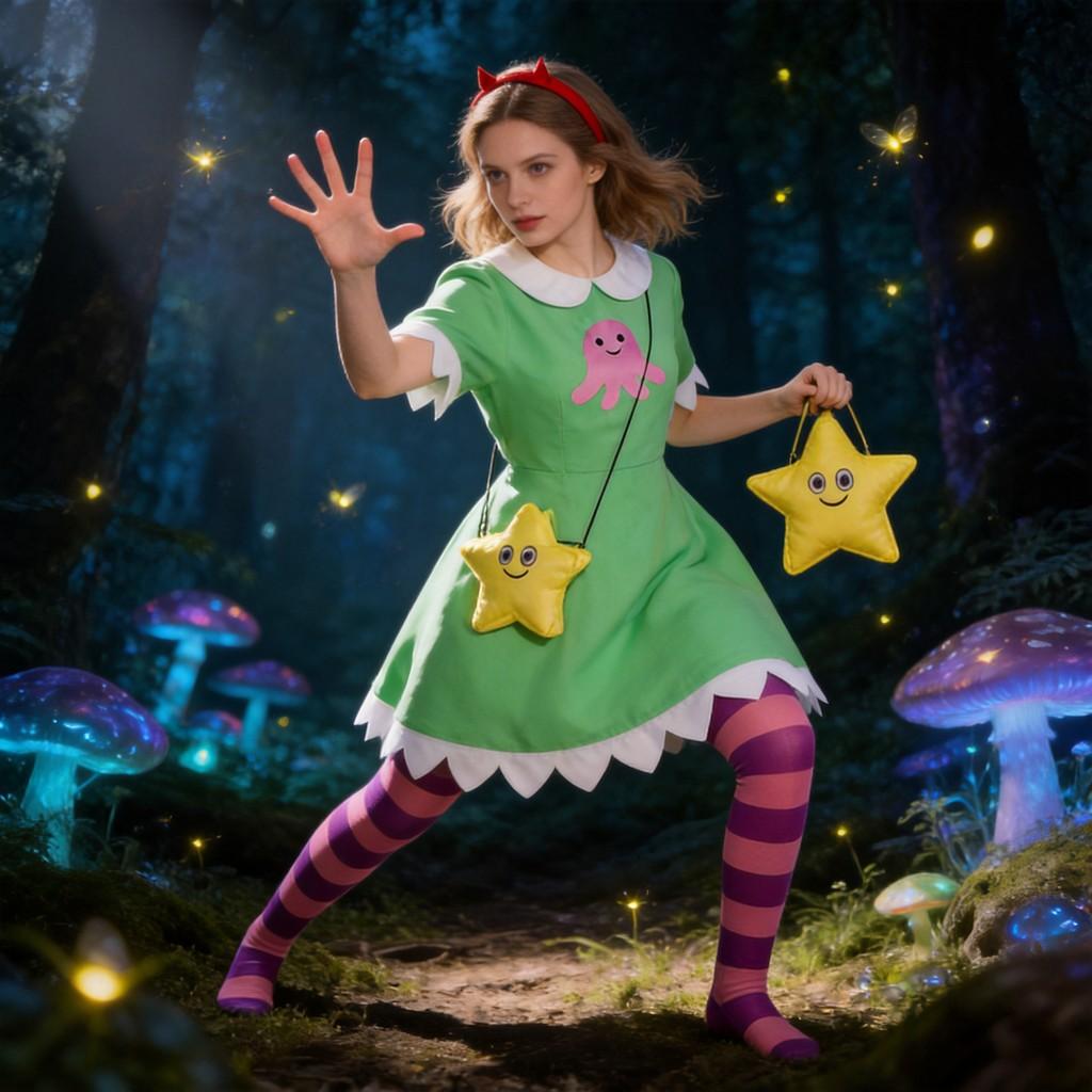 Star Vs The Forces Of Evil Princess Cosplay Costume With Spandex For Anime Conventions