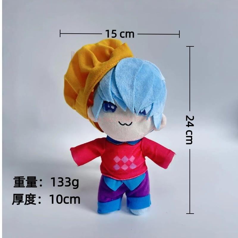 Anime K-pop Demons Hunters Plush Cute Purple Tiger Black Hat Magpie With 3 Eyes Monster Hunt Girl Group Stuffed For Fans Gifts