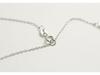 Lively Antler Necklace with Dancing Heart - S925 Sterling Silver Clavicle Chain Christmas Gift for Women