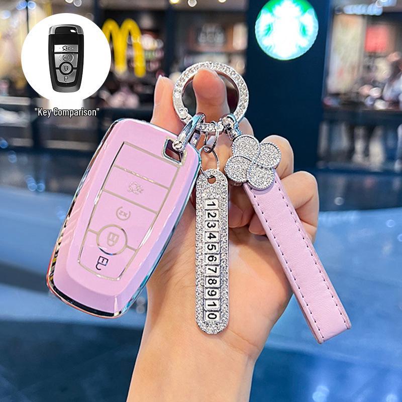 Key Case Shell for Ford Mondeo, Explorer, Focus, and Edge - Suitable for Men and Women