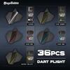 MageRabbit Darts Accessory Kit: PC Shafts, Flights, Flight Savers, Sharpener, and O-Rings