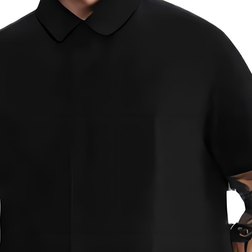 Nike Dri-Fit Perfect Stretch Comfortable Simple Fashionable Versatile Short Sleeve Shirt Men shirts Black HQ6959-010