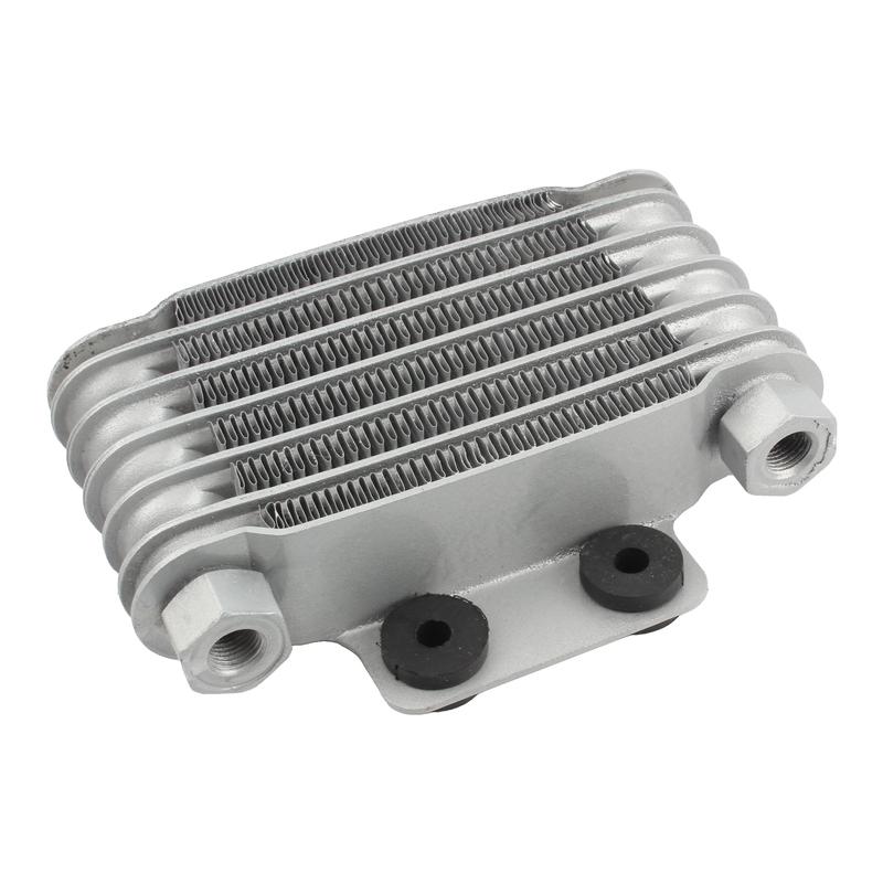Universal Motorcycle Oil Cooler Radiator 6 Rows Engines Oil Accessories Motocross for KTM Honda Yamaha Suzuki Pit Dirt Bike