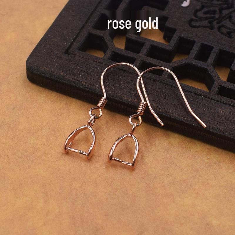 Sterling Silver Plated Earring Findings: Studs with Tray, Ear Hooks, Handmade Dangle Earrings Materials & Accessories.