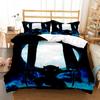 Demon Slayer Cover Digital Print Polyester Bedding Sets Child Kids Covers Boys Bed Linen Set For Teens King Size Bedding Set