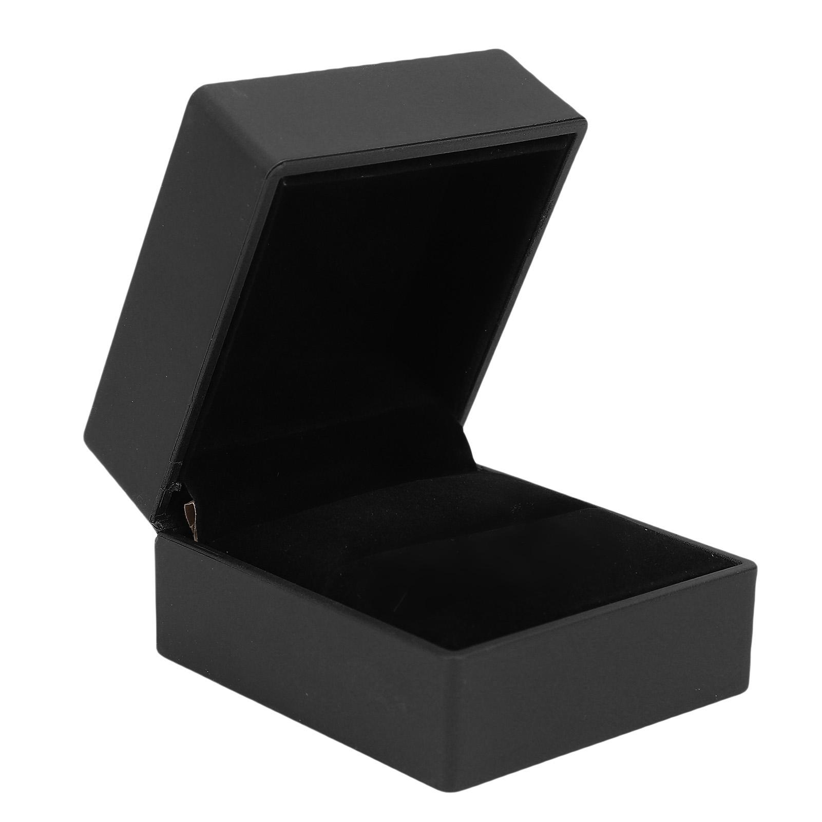 LED   Box Jewelry Gift Box   Case with LED Light for Proposal Wedding Engagement