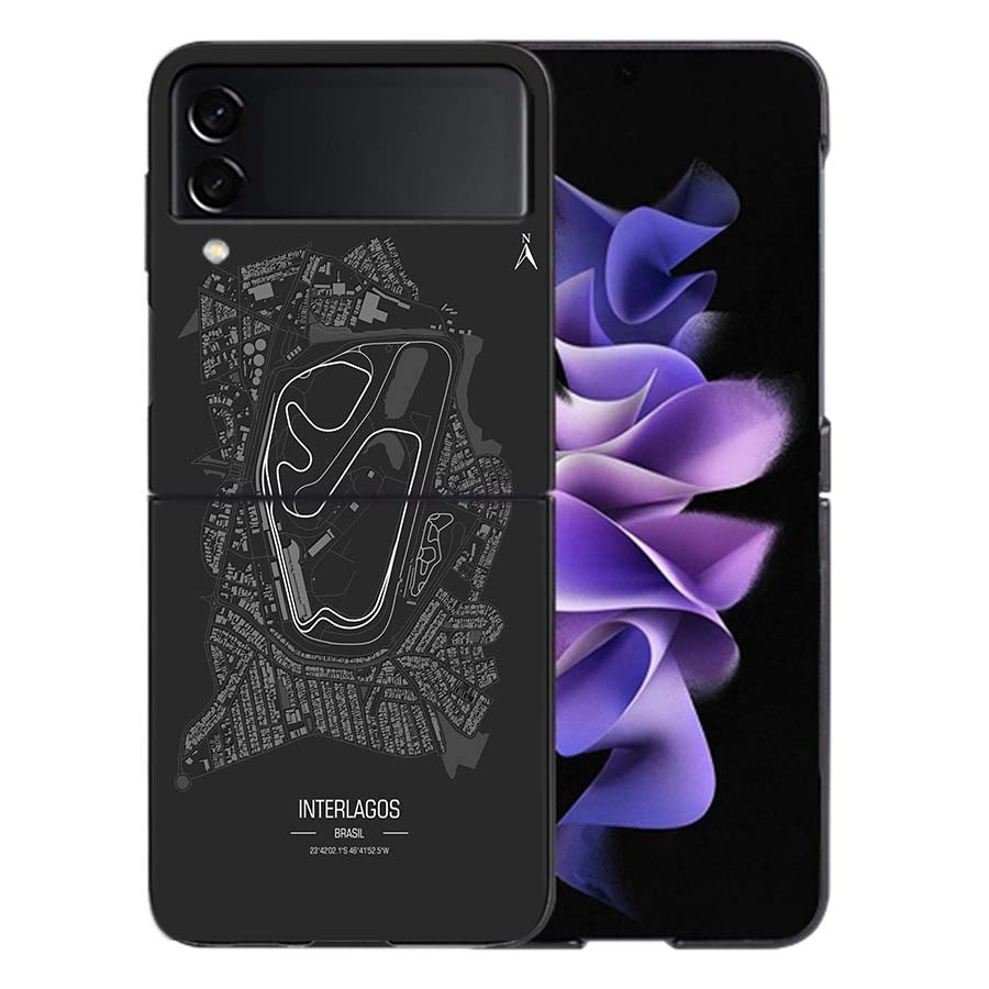 

Formula1 Racing Circuits For Samsung Galaxy Z Flip 5 4 3 Case Shockproof Hard Cover Phone Z Flip 6 7 5G Z Flip 5 4 5G TPU PC H Galaxy Z Flip 3 5G