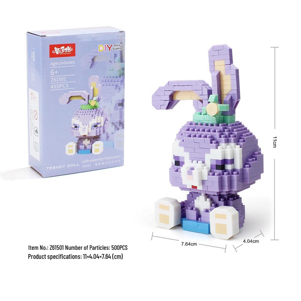 Kuromi and My Melody Compatible Building Blocks for Girls - Sanrio-Inspired Toys