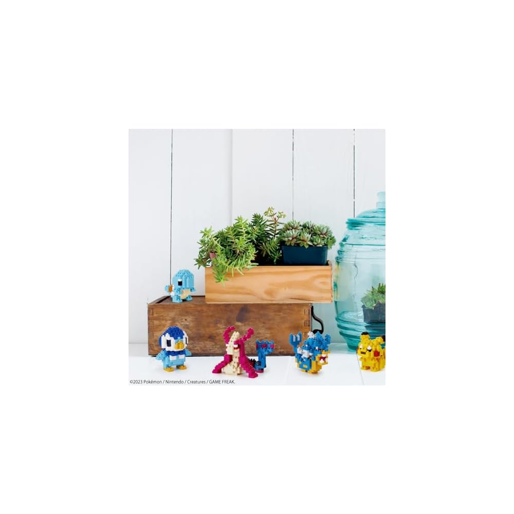Nanoblock Pocket Monsters Piplup Building Set 90 Pieces Collectible Toy