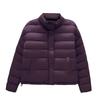 Women’s Short Quilted Stand Collar Windproof Warm Winter Jacket