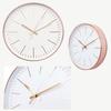 Battery Powered 12 Inch Round Silent Wall Clock with Quartz Movement for Living Room Bedroom Office Easy To Read Numerals