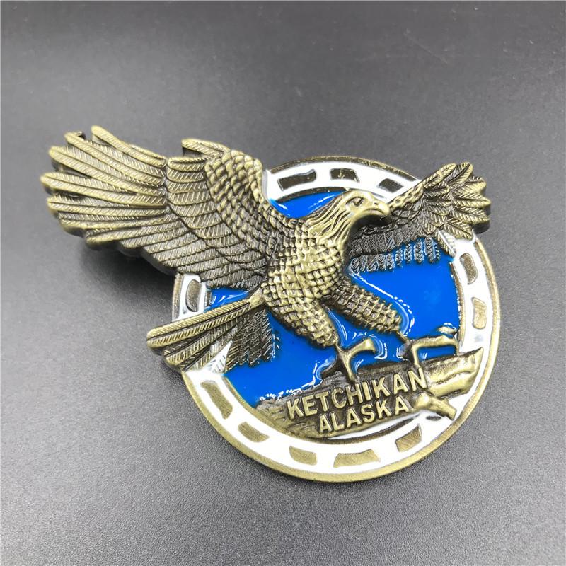 3D Metal Fridge Magnet: USA, England, Italy, Madrid, Dubai, Belgium, India, Israel - High-End Commemorative Collection