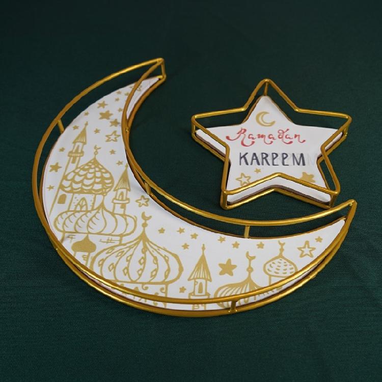 Cupcake Holder Dessert Display Trays Plates Serving Platters for Ramadan Parties