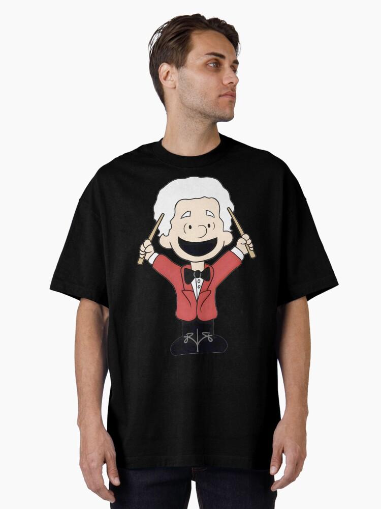 Celia Cruz Salsa Maestro Drumming Legend Cartoon Oversized T-Shirt