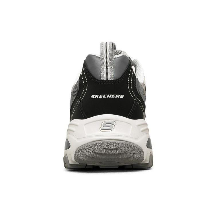 Skechers D'Lites 1.0 Low-Top Running Shoes Black/Grey Men's 237153-BKGY