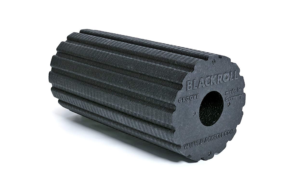

Blackroll German-made lightweight foam roller, GROOVE STANDARD, Black, 180g, 30cm x 15cm (Official Japanese Product)