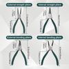 4Pcs Snap Ring Pliers Set Lock Ring Circlip Pliers for Snap Ring Removing Tool Installing Puller Locking Rings Shafts Hand Tool