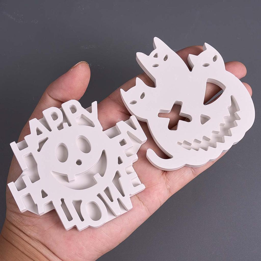 Devil Pumpkin Pendant Silicone Mold DIY Epoxy Resin Casting Molds Plaster Epoxy Resin Keychain Tag Jewelry Craft Gifts Making