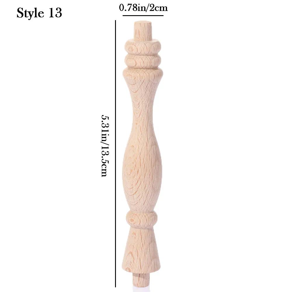 European Multi Styles Solid Wood Carved Furniture Foot Legs Cabinet Seat Feets Vintage Home Decoration Crafts Accessories