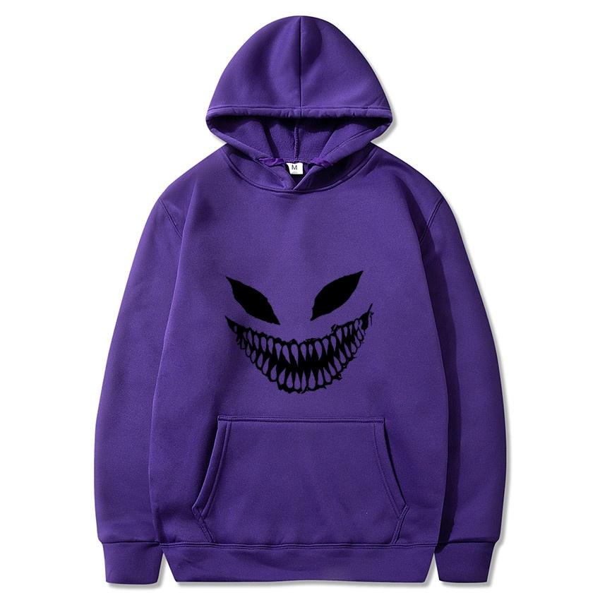 2025 Autumn/Winter Pain Venom Mask Printed Hoodie Academy Classic Hoodie Daily Fashion Casual Long Sleeve Warm Hoodie