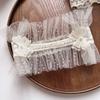 Adjustable Infant Lace Headwear Elastic Hair Band Soft Comfortable Polyester Baby Girls Hair Decoration Retro Design