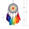 Dream Catchers for Kids, Colorful Rainbow Dream Catcher Decorations for Kids Bedroom Dreamcatcher