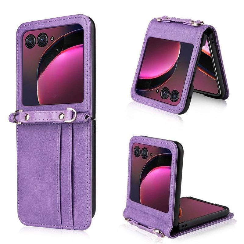 Phone Cases Motorola, Leather Cases with Integrated Lanyard & Card Slots